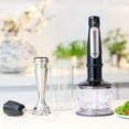 thumbnail image 4 of Braun MultiQuick Immersion Hand Blender + 1.5-Cup Food Processor, Whisk, Beaker, MQ7025, 4 of 6
