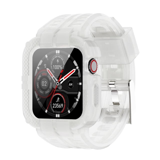 Correa De Reloj Compatible Con Iwatch6/Se Accesorios De Reloj Banda De Correa Integrada De Silicona Suave Eigraketly EL017124-11