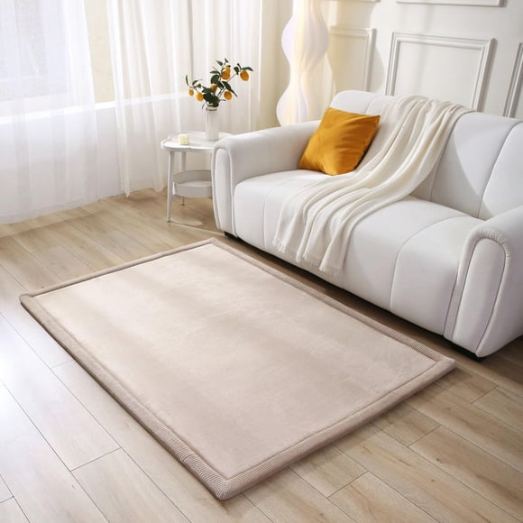 Tapete de juego para bebé Hakuna Matte 120 x 170 cm de espuma viscoelástica beige