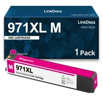 971 xl Magenta Ink Cartridge Compatible for HP 971 XL 971XL M to use with OfficeJet Pro X451dn X451dw X476dn X476dw X551dw X576d Printer