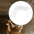 thumbnail image 4 of Estante de almacenamiento de granja de Metal, estante de malla con escalera de escalada, de alimentación de pollo blanca estable y resisten Yinane Estante de granja, 4 of 8
