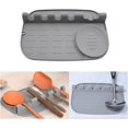 thumbnail image 4 of Hongchun Kitchen Utensil Rest Silicone Spoon Rest Kitchen Spoon Rest Gray 25.3*19cm, 4 of 4