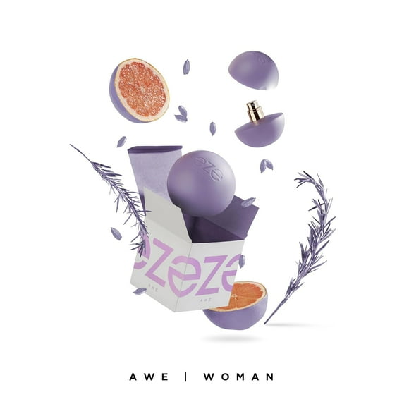 Eze Awe + Nomad Eau De Parfum Gift Set For Men & Women Pack Of 2 X 30ml - 1.01 Fl.oz. Each | Long Lasting & Refreshing Smell - With Rosemary, Bergamot, Leather & Jasmine Notes | Unisex Fragrances