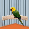 thumbnail image 2 of Pet Wood Parrot Standing Platform Rack Bird Climbing Wood Stand Cage Toy, 2 of 7
