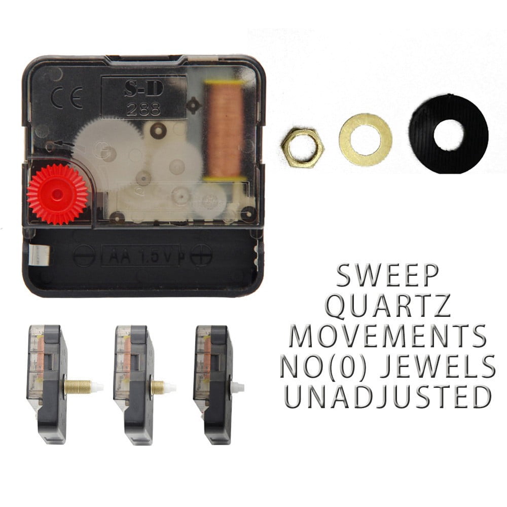 Clock Movement Hands Kit Mechanism Movement Quartz Replacement Scanning