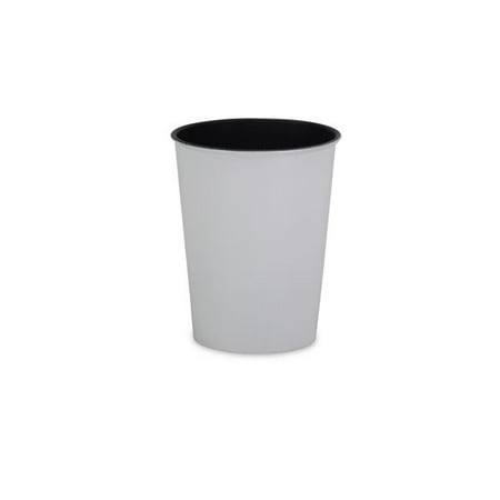 Cheungs PP-106WT 5 in. Round Tapered Recycled Plastic Planter  White