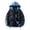 Black, variant on Men Padded Clothing Solid Color Travel Hooded Bread Coat Green S