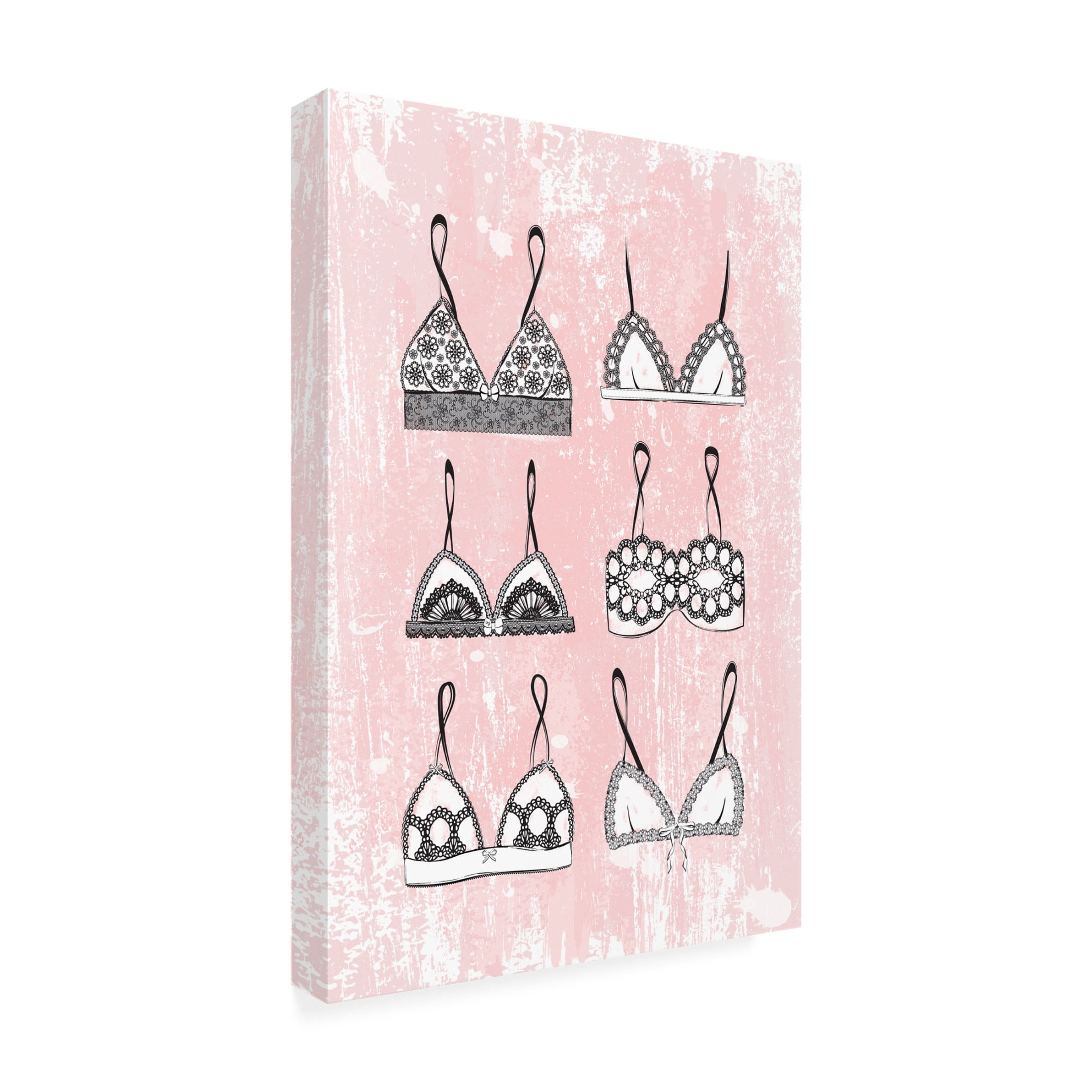Trademark Fine Art Martina   Pink Underwear Canvas Wall Art