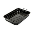 thumbnail image 1 of Brooklyn Steel Co. Retrograde Roaster & Rack, Black, 1 of 3