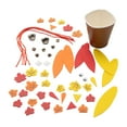 thumbnail image 3 of Fun Express 3" x 11 1/4" Thanksgiving Turkey Paper Cup Wind Chime Craft Kit - Makes 6, 3 of 4