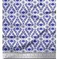 thumbnail image 1 of Soimoi Viscose Chiffon Fabric Ogee Damask Fabric Prints By Yard 42 Inch Wide, 1 of 5