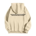 thumbnail image 4 of MHFRRA Sudadera con Capucha para Un Uso Cómodo y La Expresión de Ideas Beige, 4 of 5