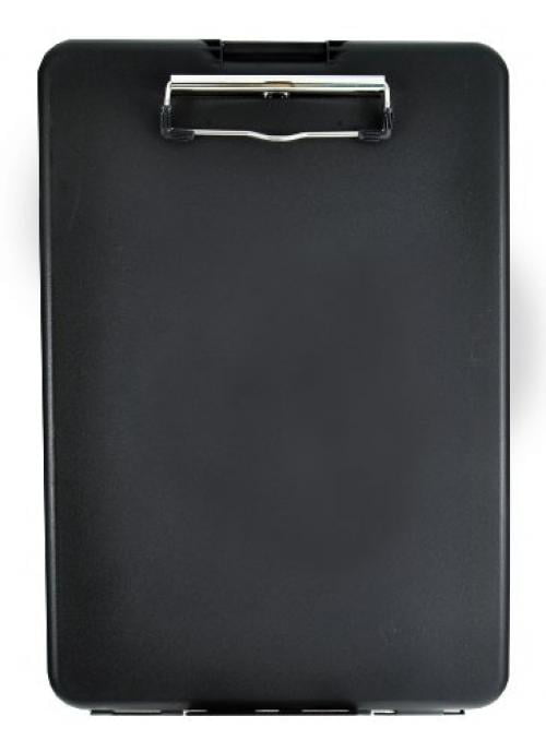 Saunders SlimMate Plastic Storage Clipboard, 00558, Letter Size, Black