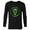 Black, variant on Marvel Black Panther Luck of the Panther St. Patrick’s Day - Long Sleeve T-Shirt for Men - Customized-White