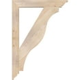 thumbnail image 3 of Ekena Millwork 3 1/2"W x 28"D x 40"H Funston Traditional Smooth Bracket, Douglas Fir, 3 of 4