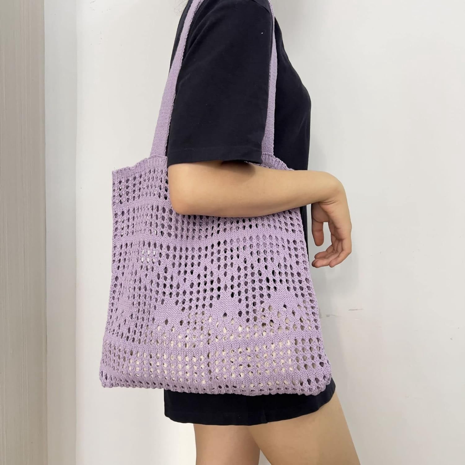 Kukuzhu Fairy Tote Bag Aesthetic Tote Bag Y2k Bag Tote Bag Aesthetic Y2k Crochet Tote Bag Aesthetic