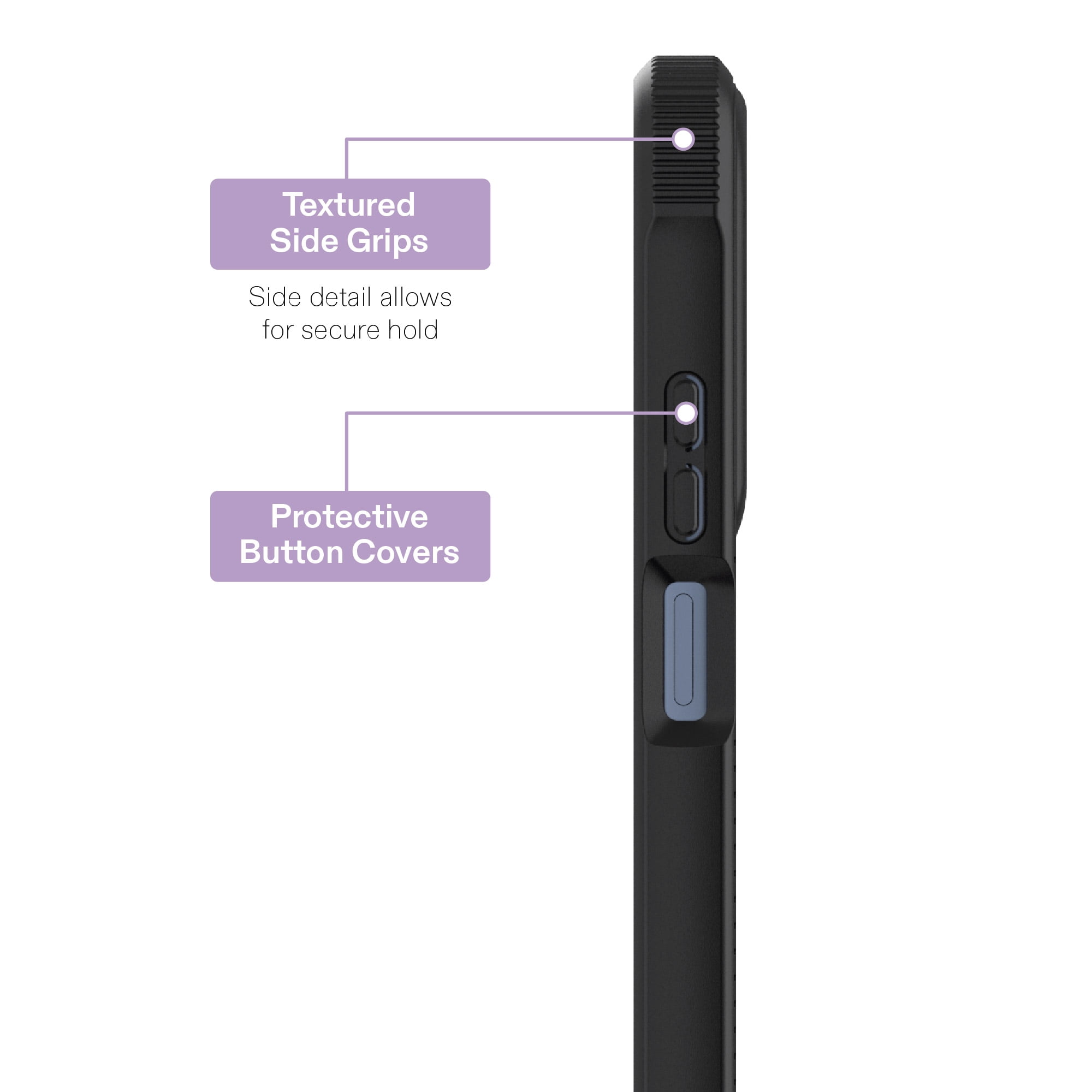 onn Dual-Layer Phone Case for Motorola moto g (2026) - Clear/Black