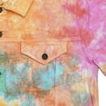 thumbnail image 4 of Colortone  Adult Tie Dye Denim Jacket, 4 of 4