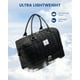 thumbnail image 3 of Bolsa de viaje LOVEVOOK Puffer, grande, 45 L, para mujer de viaje, color negro, 3 of 7
