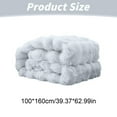 thumbnail image 3 of Blanket,Bubble Blanket All Season Nap Sofa Leisure Conditioner Cover Blanket Plush Sofa Blanket Living Room Sleeping Blanket, 3 of 7