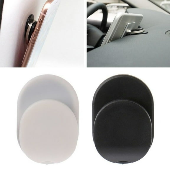 Naierhg Car Mount Holder Self Adhesive Hook for Rotation Finger Ring Mobile Phone Stand
