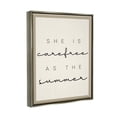 thumbnail image 4 of Stupell Industries Carefree Summer Phrase Inspirational Painting Gray Floater Framed Art Print Wall Art, 25 x 31, 4 of 10