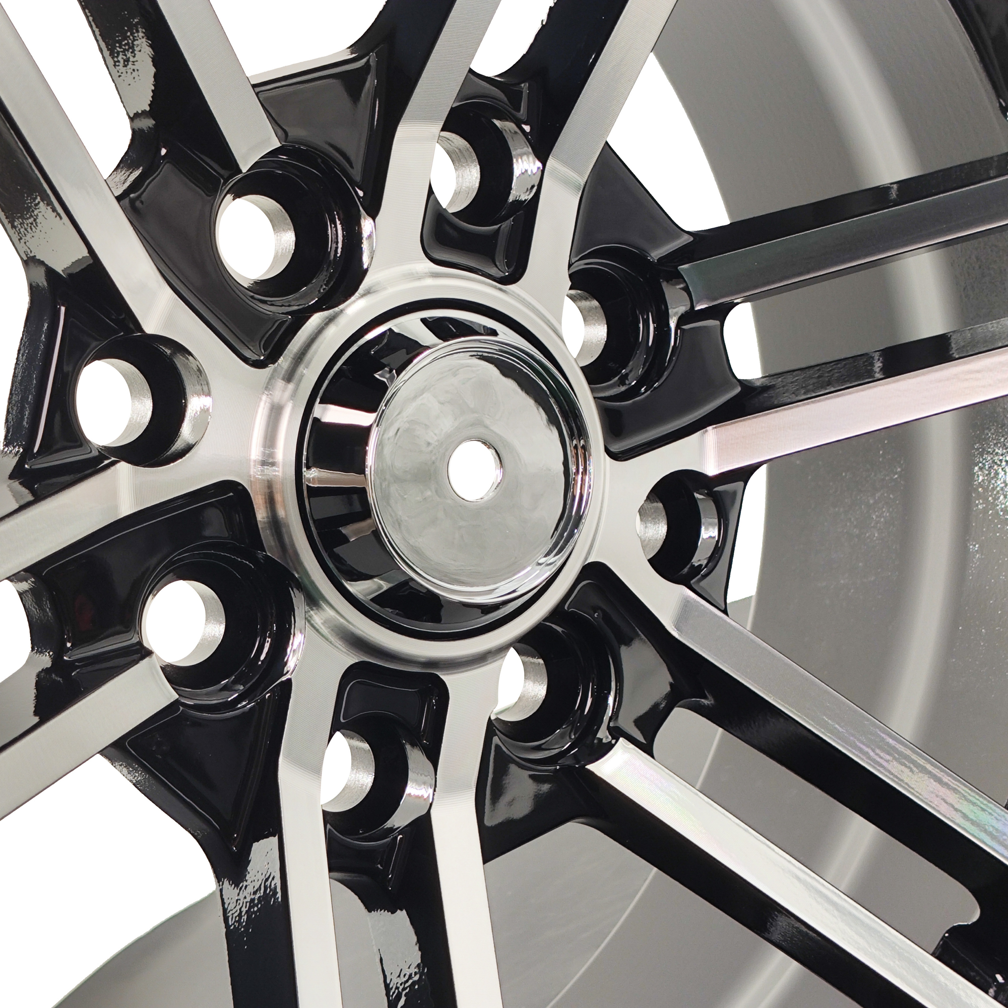 FUDA INDUSTRIES 13 x 6 Inch Black Alloy Aluminum Universal Wheel Rim  4 Lug 4x100, 4x114.3