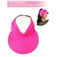 thumbnail image 6 of Spencer Womens Sun Visor Hat Large Wide Brim Open Top Sun Hat Summer UV Protection Beach Cap, 6 of 7