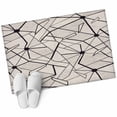thumbnail image 2 of Medieval Washable Small Entryway Area Rugs 2'x3', Irregular Black Stripes Abstract Artistic Retro Low Pile Throw Rug Non-Slip Sturdy Edge Binding Carpet for Front Door Floor Room Entry, 2 of 9