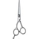 thumbnail image 2 of Tijeras de peluquería profesionales para zurdos de 5,5 pulgadas, de acero inoxidable italiano, con mango ergonómico., 2 of 5
