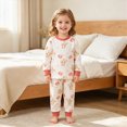 thumbnail image 2 of NOLDARES Kids Toddler Boy Pajamas Pj Set Long Sleeve Snug Fit Soft & Cozy Sleepwear Loungewear 2-Pack 6-12 Months 12-24 Months 2t 3t 4t 5t 6t 7t 8t 9t Children,Pink,5-6 Y, 2 of 9