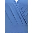 thumbnail image 5 of LASCANA Women's Pleated V-Neck Dress Ruching, 5 of 5