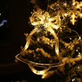 thumbnail image 3 of 7 piezas de luces LED navideñas para ventana con ventosa, para árbol de Navidad, campanas de Papá Noel, alce navideño, viento, 3 of 5