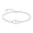 3 circle, variant on CHIC & ARTSY 925 Sterling Silver Ankle Bracelets for Women, Adjustable Double Layer Chain Anklets, Minimalist Lightweight Foot Jewelry for Beach & Everyday Wear