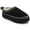 Black, variant on Womens Tarika Sherpa Round Toe Warm Flexible Comfort Mule Slipper