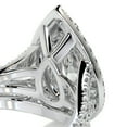 thumbnail image 3 of First Jewel Elegant 1.9 Ct Pear Cut Double Halo Diamond Ring - Lab-Created Simulated Diamond - 14K White Gold Over Setting - Timeless Women Engagement Ring - Ideal for Celebration and Romantic Gift, 3 of 6