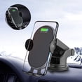 thumbnail image 2 of Chargeur de Téléphone Sans Fil pour Voiture, Support de Chargeur Sans Fil, 10w Charge Rapide Intelligente Détection Automatique Chargeur Sans Fil avec Verrouillage Automatique Amélioré, Ajustement Universel pour Tous les Téléphone Intelligent, 2 of 8