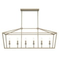 thumbnail image 5 of Vanity Art 6 Lights Kitchen Island Linear Pendant Chandelier Modern Hanging Lighting Farmhouse Light Fixtures for Over Dining Table Kitchen Living Room 12036BD, 5 of 9