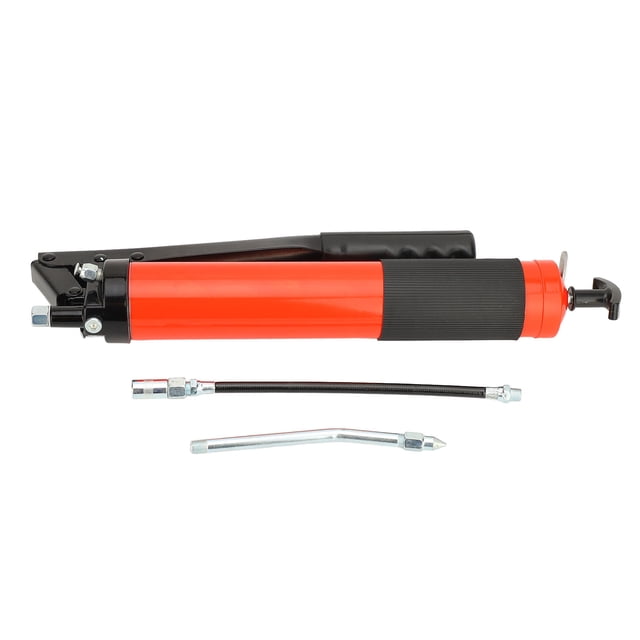 Pistola de engrase manual de alta presión con doble varilla de 600 cc y 14 000 PSI que ahorra esfuerzo