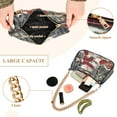 thumbnail image 4 of ALAZA Snowman with Cardinals Christmas Women's Chain Shoulder Bag Hobo Handbag Tote Crossbody Purse, 4 of 7