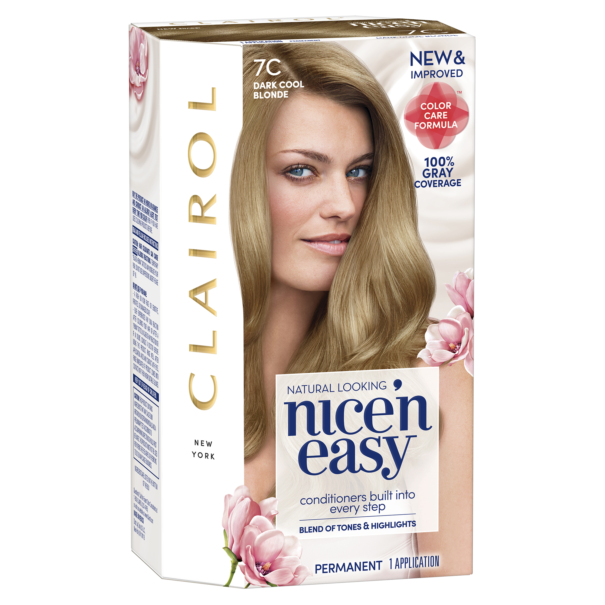 Clairol Nice N Easy Permanent Hair Color 7c Dark Cool Blonde 3 Pack