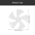 thumbnail image 4 of Fan Blades 14 Inch Standing Fan Blades Pedestal Table Fan Blades For Household, 4 of 8