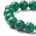 thumbnail image 3 of Malachite Beaded Stretch Bracelets Round Beads: 12~12.5mm Inner Diameter: 2-1/8 inch(5.4cm), 3 of 3
