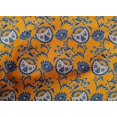thumbnail image 4 of oneOone Cotton Poplin Fabric Leaves & Floral Block Decor Fabric Printed BTY 56 Inch Wide, 4 of 4