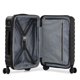 thumbnail image 4 of U.S. Traveler Boren Polycarbonate Hardside Rugged Travel Suitcase Luggage with 8 Spinner Wheels, Aluminum Handle, Carry-on 22-Inch, USB Port, Black, 4 of 7