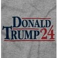 thumbnail image 2 of Donald Trump Election Campaign 2024 Womens Fitted Plus Size Graphic Tee Brisco Brands 2X, 2 of 5