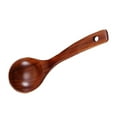 thumbnail image 4 of Cucharón de madera para sopa, cuchara para salsa, gachas, sopa, cereales, 3 tamaños S, 4 of 9