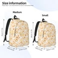 thumbnail image 3 of Bixox Cute Duck And Flower Printing Canvas Backpack Lightweight Casual Travel Backpack School Backpack Fits 15.6 Inch Notebook, 3 of 5