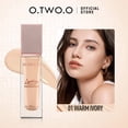 thumbnail image 2 of O.TWO.O HC004 Full Coverage Foundation – Oil-Control Waterproof Matte Vegan Liquid Makeup, Warm Ivory, 2 of 13