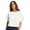 White, variant on Champion Women�'s Heritage Jersey Crop T-Shirt
